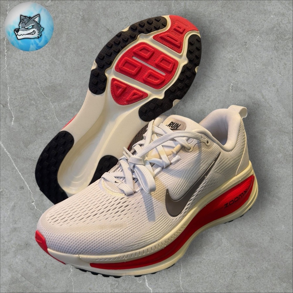 Nike Air‎ Zoom Vomero 18 Running Shoes Siren Red Pewter Mens 6.5 HM6803-001 NEW